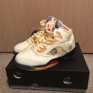 Jordan 5 off white